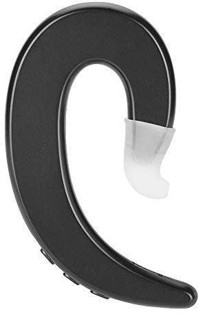 Mugast Oreillette Bluetooth sans Fil Casque Audio Bone Conduction Etanche Conception Ergonomique Type Crochet d'oreille Portable Appels Mains Libres (Noir)