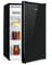 KLARSTEIN Delaware - Réfrigérateur, 76 litres, Classe d'efficacité énergétique E, 2 étagères en verre flexible, compartiment congélateur/congélateur : 4 litres, compartiment bouteilles, Noir