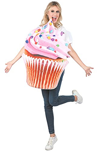 Vegaoo Cupcake-Kostüme für Damen Lebensmittel-Kostüm bunt