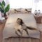 CHNXXL Drucken Pferd Muster Bettwäsche Large 155X220Cm 3 Teilig Mit Bettwäsche Set Bettbezug Mit Reißverschluss Und 2 Kissenbezug 80X80Cm Fit Kinder Jugend
