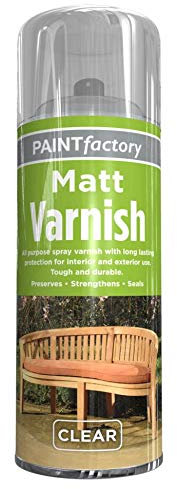 SDMAX Clear Matt Varnish Spray Paint, All Purpose Spray Varnish Spray Paint, Interior & Exterior Use, Tough and Durable Paint, Long Lasting, 250ml (Pack of 1)