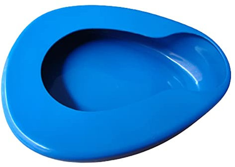 Sharplace Bacinilla azul portátil para Mujeres Hombres ancianos hembra masculina en cama paciente