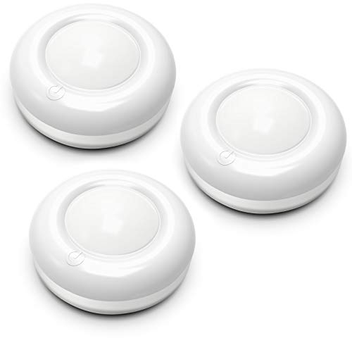 Northpoint LED Batterie Beleuchtungsspots Schkrankleuchten 3er Set mit Fernbedienung Farbwechsel Timerfunktion für den Außenbereich Spritzwassergeschützt Magnet