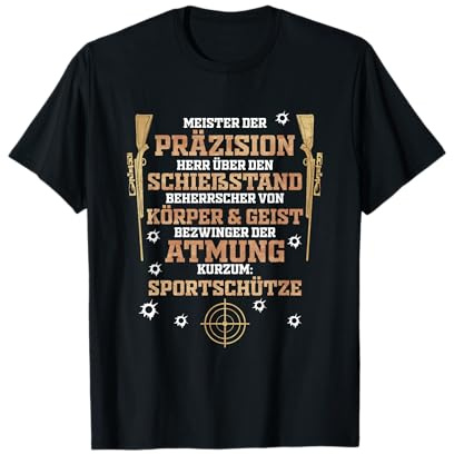 Sportler Meister der Präzision Meister über den Schießstand T-Shirt
