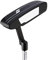 JTRHD Wedge Golf Club Men's Golf Iron Golf Club Wedge-shaped Right Hand Reliable Performance for Beginners and Advanced (Color : Black, Size : One size)