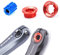 CYCEARTH Kurbel Anpassung Cap Werkzeug Bike Fahrrad M20 Kurbelgarnitur Abdeckung Schrauben Muttern Crankcover Bolzen für Shimano (Rot)