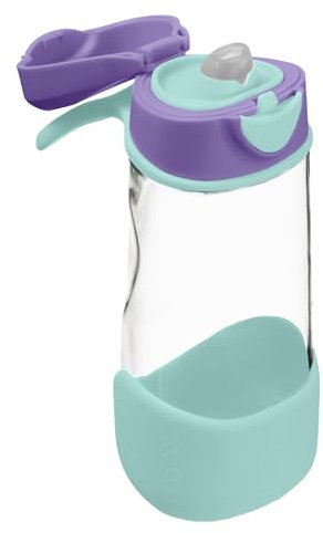b.box Sport Spout Drink & Water Bottle | Easy Grip Bottle and Leakproof Lid | Cool Modern Child Friendly Design, Tilt and Sip | 450ml/15