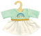 Heless 2065 - Puppenkleidung im Design Rainbow, Kleid mit Regenbogenbestickung für Puppen und Kuscheltiere der Größe 35 - 45 cm