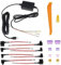 Be In Your Mind 1 Set Typ-C/USB-C-Festverdrahteter Bausatz Dual-Slot-Sicherungshalter Typ-C-USB-Dashcam-Festverdrahteter Bausatz Kompatibel mit Meisten Autos -22°F Bis 167°F DC 12V-24V