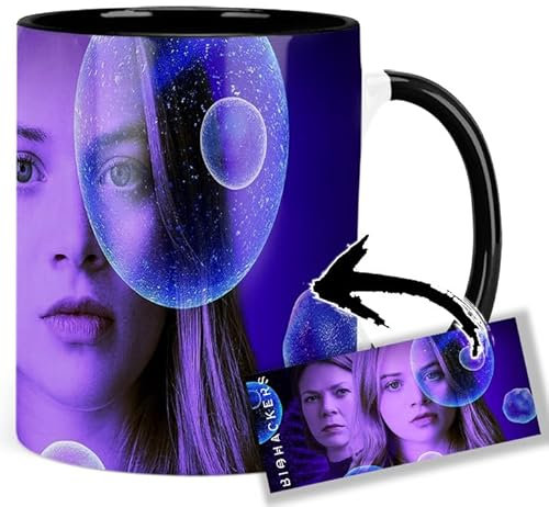 Biohackers Luna Wedler Tasse Innen & Henkel Schwarz Keramikbecher Mug