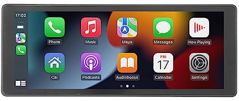 Estéreo Portátil para Automóvil de 9,3 Pulgadas, Receptor Estéreo Inalámbrico Portátil para Automóvil con Cámara de Respaldo, Pantalla Carplay para Todos los Vehículos