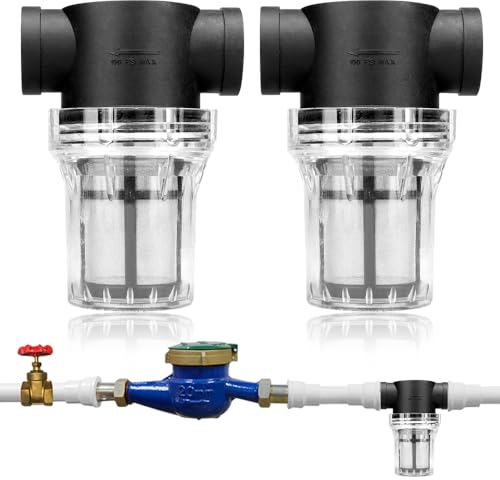 Filtro per pompa dell'acqua da 1/2 con filtro in acciaio inox a 200 rete, filtro a rete in linea, pompa dell'acqua, prefiltro per purificatore d'acqua domestico