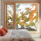 Bird Anti-Collision Window Stickers Bird Protection for Glass Panes Warning Collision Stickers Bird Shape Window Stickers Bird Shape,Static Adhesive Protect Birds from Glass Collision (a)