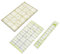 Hugwish 1pcs Schneiderlineal 15x30cm, Schneidelineal, Patchwork Lineal, Nähzubehör Lineal, Lineal Nähen, Schneider Lineal, Quilt Lineal Mit Raster Und Winkelanzeige (transparent, 15 x 30 cm TYPE-A)