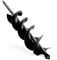 Auger Drill Bit for Planting 8x42cm, Long Handle Post Hole Digger,Extended Spirals for Digging Rapidly,Garden Hole Digger Auger for Planting Bulbs Seedlings,Bulb Planting Auger,Black