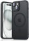 YLK Cover Magnetic per iPhone 15, Custodia Protettiva Completa con Magsafe,Traslucida Opaca Posteriore Sottile Antiurto Protettiva Case per iPhone 15 (Nero)