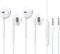 Auriculares In Ear con Cable y Microfono,Auricular con 3.5MM Jack,Cascos Musica con Graves Potentes,Compatible con iPhone,iPad,Samsung,Huawei MP3 y Todos los Deportivos de Auriculares de 3,5 mm 2 Pack