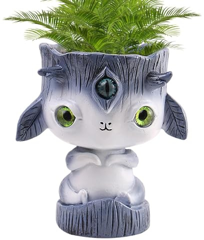 Creative Botanical Planter Cactus Head Planter Creative Fantacy