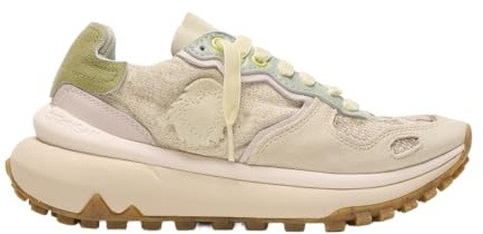 Satorisan - Chacrona Metta Lino Whitewisp - Casual Sneaker Herren und Damen - Vintage Leder und Leinen Sportschuhe - Bequem, Nachhaltig und Dauerhaft