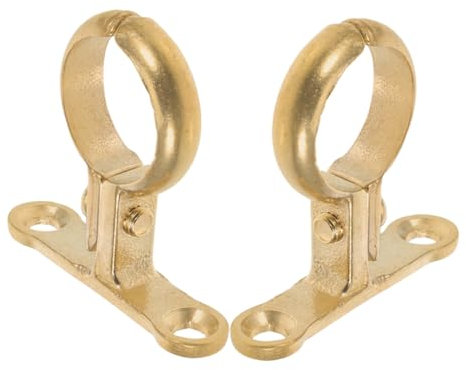 Lot de 2 colliers de serrage en laiton - Support multi-usage pour applications résidentielles et industrielles - 4,70 x 4,50 cm