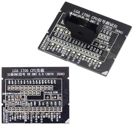 LGA 1700 CPU Socket Tester Dummies Load Fake Load DMI 5.0 H670 Z690 With LED Indicators For Motherboards Data Transmission