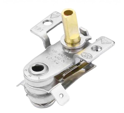 harayaa Termostato Bimetallico di Ricambio per Controllo Termico AC250V 16A