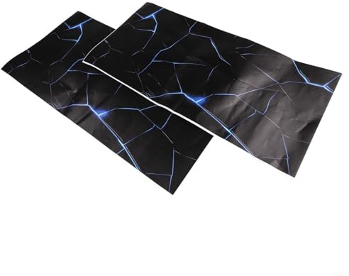 Vehicle Door B Pillar Waterproof Sticker with 3D Crack Pattern Designed for Exterior Customization and Stylish Appearance (C)