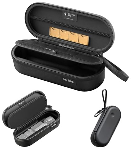 SMALLRIG Carrying Case for DJI Pocket 4/3-5992 | All in One Portable Carry Bag w/ Lanyard for Camera and Accessories, can Hold SD Cards, Filters and Cables