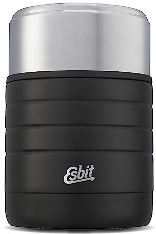 Esbit Thermobehälter Majoris für Essen - Warmhaltebehälter 600 ml in Schwarz - aus Edelstahl für warme und kalte Speisen