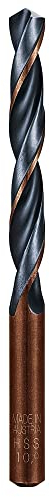Alpen 61800100100 Spiralbohrer Sprint Master DIN 338 RN 1,0mm 3 Stück