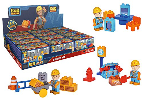 BIG 800057125 - Bob der Baumeister BIG-Bloxx BB Starter Sets, 3- fach sort