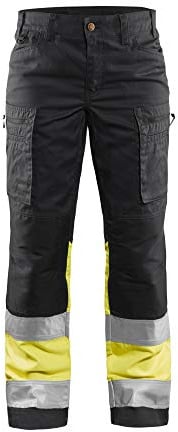 Blakläder Damen High Vis Arbeitshose mit Stretch
