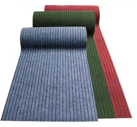 TENDAGGIMANIA Zerbino Ingresso Esterno Interno Colore VERDE - Tappeto su misura Antiscivolo Antipioggia Asciugapassi - Spessore 7mm - ALTEZZA Rotolo 2MT