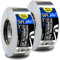 TapePlus Cinta adhesiva aluminio profesional, 2 x210 pies (70 yd) para HVAC, sellado y reparación de ductos de aire y metal caliente/frío (paquete de 2)