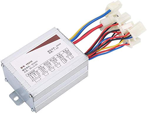 Brushed Controller, Brushless Motor Controller Motor Gebürsteter Controller Box Batterieanschluss Aluminiumlegierung, 24V 500W Bike Bürstenmotor Steuerkasten