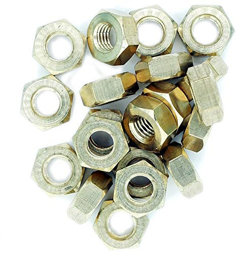M4 (4mm) Hex Nut - Brass (Pack of 20)