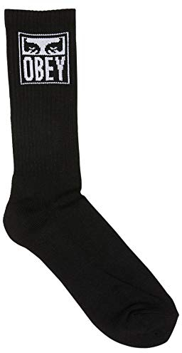 OBEY, eyes icon socks, Black - TU