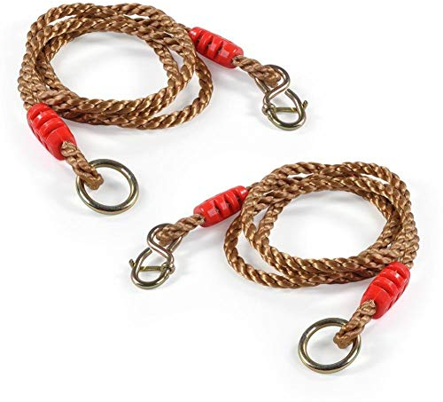 Vbestlife 2 Stück Verstellbare Schaukelseile, Schaukelverlängerung im Freien, 1,8 m Verlängerungsseil, EIN Paar 2 Pe-Seile, für Hängematten Schaukelstühle