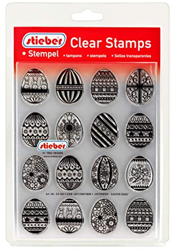 Clear Stamps Transparente Stempel Sets (Bitte gewünschtes Motiv/Thema unten auswählen!) (Ostereier - Easter Eggs)