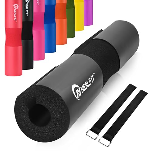 NEALFIT Langhantel Polster, Hip Thrust Polster für Langhantelstange, Extra Dicke Nackenpolster Langhantel, Barbell Pad nackenschutz für Squats, Booty Training, Gym