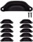 Fuxxer 10 tiradores de cajones antiguos, diseño retro, 98 x 32 mm, color negro