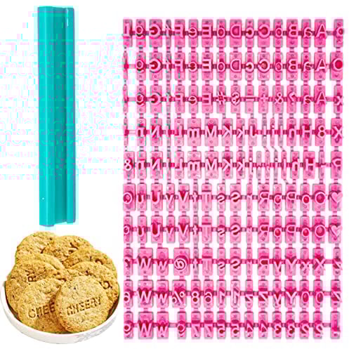SZXMDKH 150pcs Alphabet Number Letter DIY Mold Biscuit Fondant Cookie Cake Stamp Decorating Baking Tool Set Kitchen Craft Message Maker (zmszmh0150)