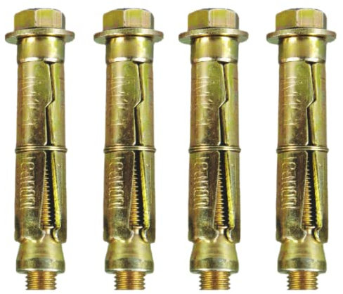 Ultimate Super Heavy Duty Long Expansion Shield Anchor Bolt (Ground Anchor Bolt) Multiple Sizes *FIXINGS DIRECT* (M12 X 100MM (5 PACK))