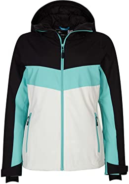 O'Neill Europe Women's APLITE Snow Jacket, Outdoor Sports Apparel, Black Out Colour Block, L