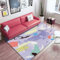 teppich auslegeware kinderzimmer teppiche jungs Rechteckiger lila Teppich für das Esszimmer, rutschfester Teppich für das Kinderzimmer mit niedrigem Flor teppich vorleger fußmatte dünn 160X230cm