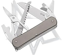 Fox Knives Vulpis VP130-SF5 Titanium and M390 Stainless Steel Camping Pocket Knife