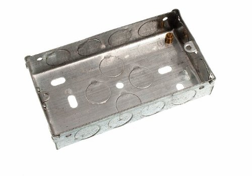 1 x Unterputzdose aus Metall, 25 mm Tiefe