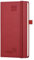 POPRUN Taschenkalender 2025 Klein 16,5 x 9 cm (Aug.2024-Dez.2025) - Kalender 2025 Klein mit PU-Leder - Terminplaner, Planer 1 Woche 2 Seite mit Stiftschlaufe - Burgunderrot