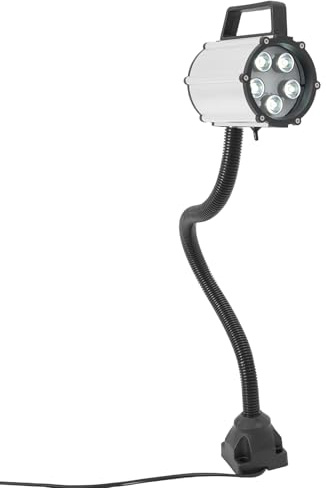 Kanbihao Flexibles Schwanenhals Lampe 5W Led Arbeitslicht 700 Lumen Arbeitslampe mit 360° Gerichteter Schlauch für Camping Lese Fräsen Labor