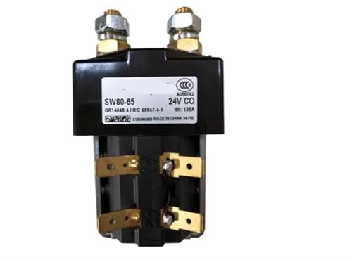 NIWPPKIMX Contacteur CC 24 V 125 A modèle SW80-65 for voiturette de Golf/transpalette/gerbeur